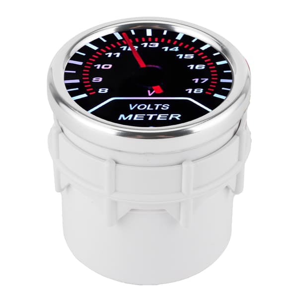 Universal Voltmeter med viser, spenningsmåler 52mm bilinstrument