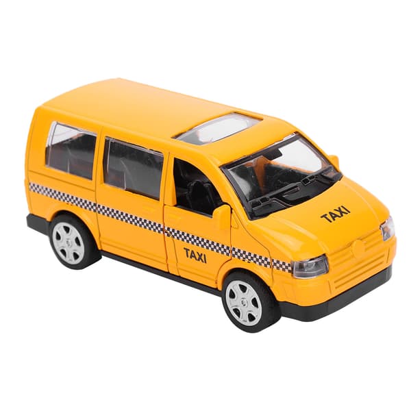 1:32 Taxamodel Simuleringsbil Legetøj Alloy Cab Køretøj Træk Tilbage Lyd Lys Samling Gave #1