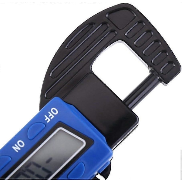 Paksuusmittari 0-12,7 mm Digitaalinen mittari Suuri tarkkuus Mittaustesteri LCD-näyttö