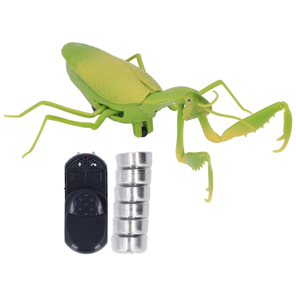 RC Mantis Children Simulated IR Remote Control Mantis Mischief Toy for April Fools' Day Party