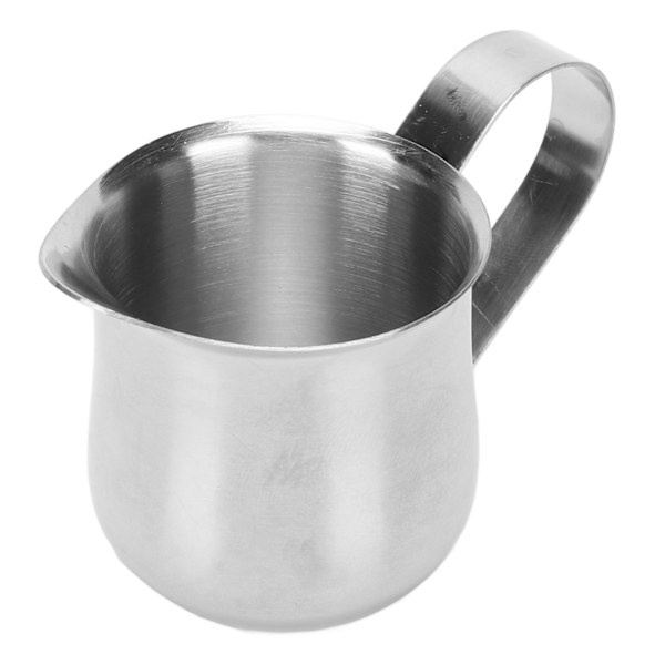 Mælkeskummerkande i rustfrit stål Ergonomisk mælkeskummerkande Kande til kaffe 2 oz