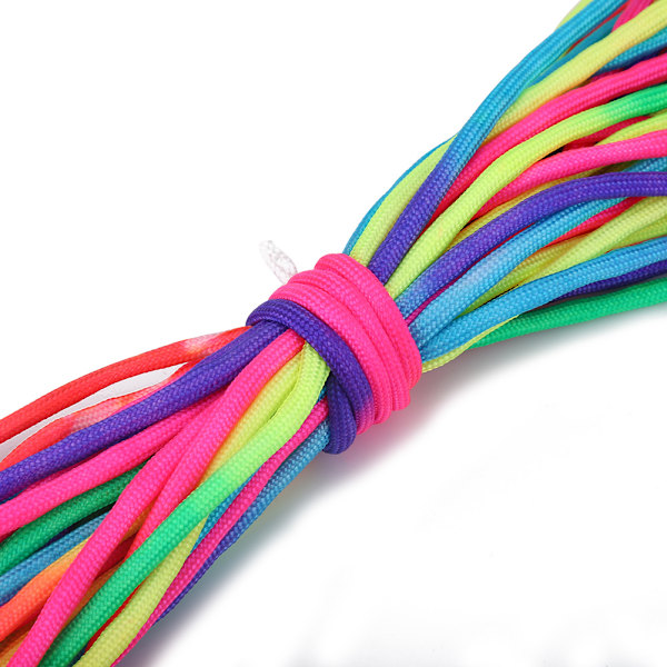 Multifunktionell Paracord-rep för utomhusbruk, fallskärmslina, överlevnadsutrustning, klätterrep