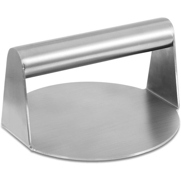 Rustfritt stål nonstick hamburgerpresse - Oppgradert versjon for grilling