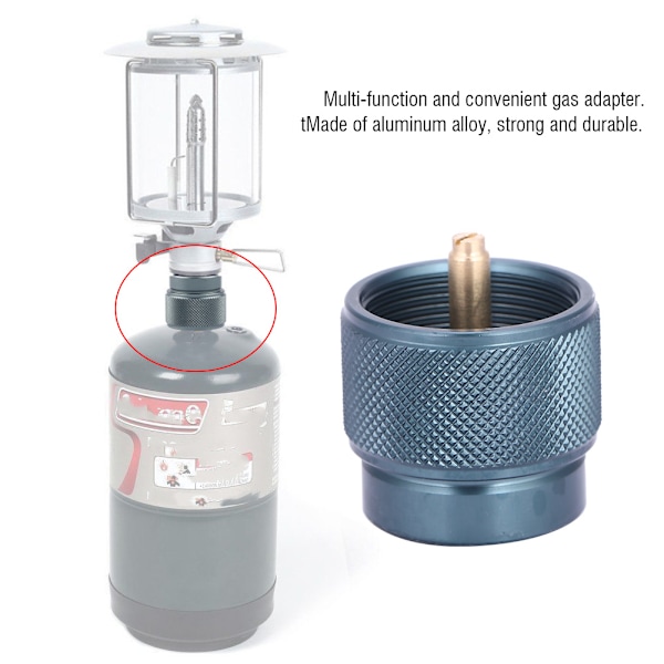 Camping Gas Spis Adapter Konverter Ventil Behållare till 1L Propangas Tank Adapter