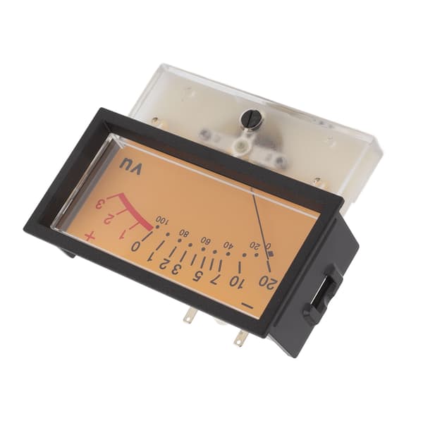 12V Højpræcision VU-meter Header DB Audio Level Header Effektforstærker Level Meter med Baggrundsbelysning 500UA 650Ω