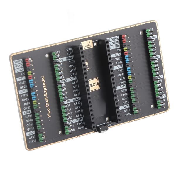 Extern expansionskort dubbel expander för Raspberry Pi Pico gränssnittsutvecklingsmodul