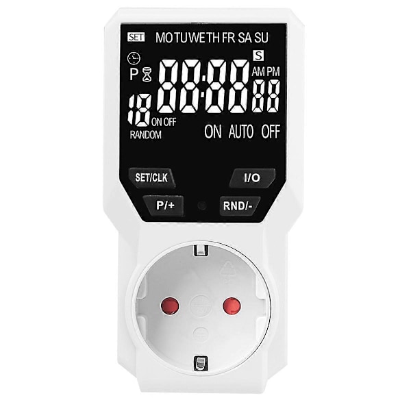 Digital Timer Switch Programmerbar Elektronisk Timer Uttag