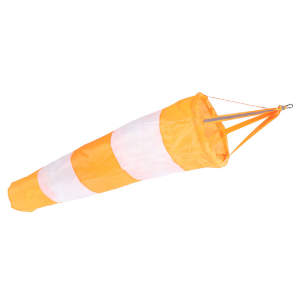 Vindstrut Vindriktningsmätning Strutväska Orange Polyester 80cm för Utomhus Flygplats Fluorescerande