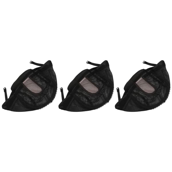 3 st Perukmössor Mjuka Andningsbara Flexibla Nylon Dome Strumpa Perukmössa för Att Göra Peruker Kvinnor Män
