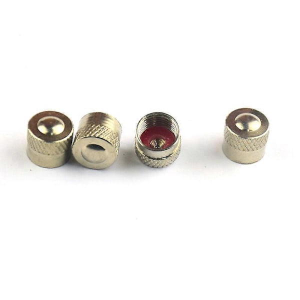 Ventilhattar i aluminium, dammskydd för bil, däckventilsdammskydd, 30 stycken, 9*8,2 mm