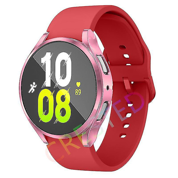Samsung Galaxy Watch 5/4 Silikoniurheiluranneke - Punainen