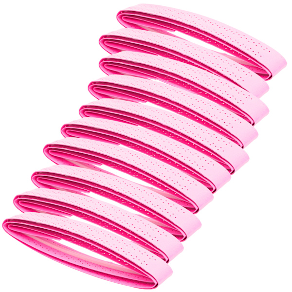 Badminton Racket Overgrip Perforerad Klibbighet Halkfri Antiskid Svettbandsgrepp Tapfluorescerande rosa