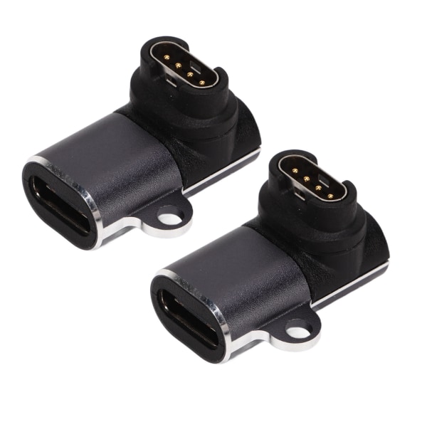 2st för Garmin till Typ C kvinnlig adapter Professionell Mini USB C-adapter för Garmin Smart Watch