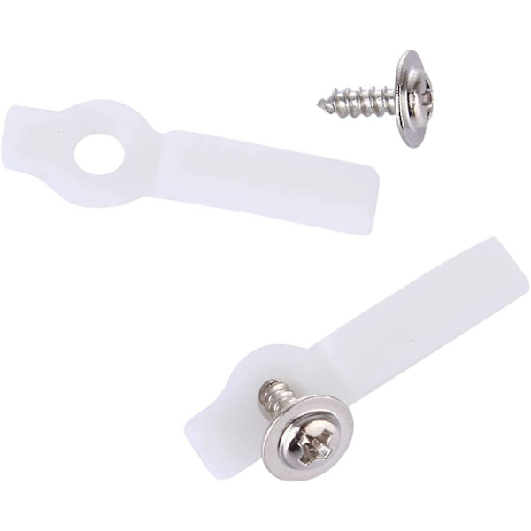100-pak vandtætte silikone monteringsbeslag Clips til 12 mm brede LED Strip lys, LED Strip Clips tilbehør