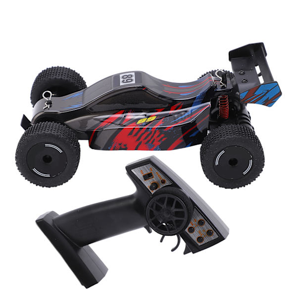 1/24 RC-auto 2WD Full Scale High Speed Ladattava 2.4GHz Langaton Kaukosäädin Autot Yli 14-vuotiaille 3 Akkua
