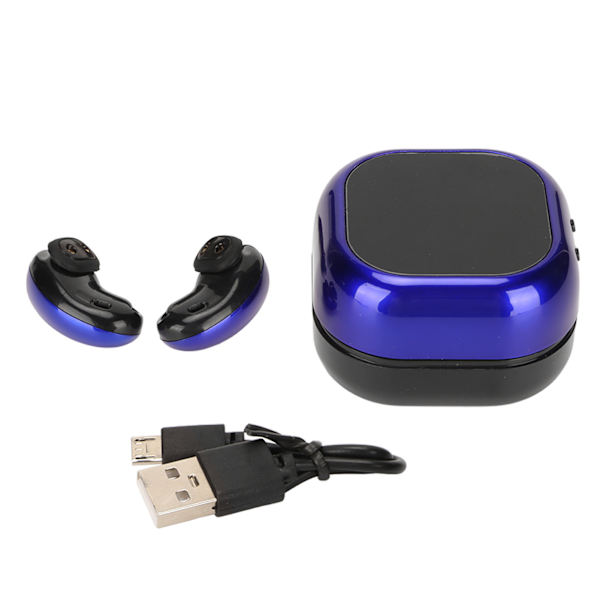 Bluetooth-hörlurar Stereo IPX7 Vattentät LCD Digital Skärm Inbyggd Mikrofon Trådlösa Bluetooth-hörlurar för Utomhussporter