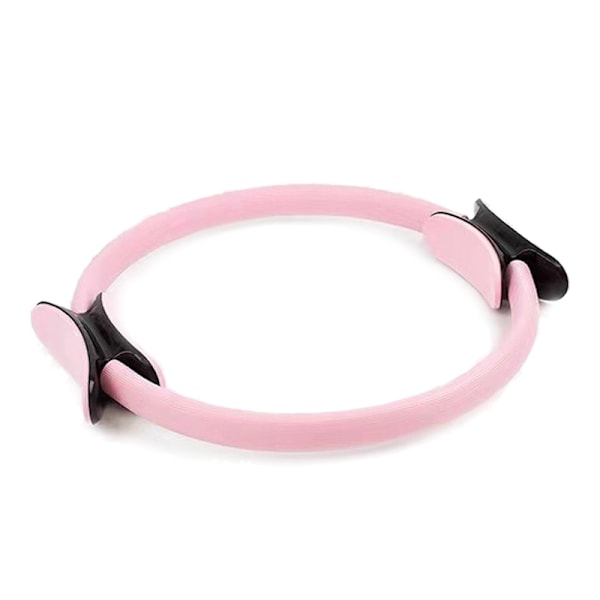 Pilates Ring Fitness Circle Weight Loss Body Shaping Anti Deformation Training Exercise for Arms Thighs Legs Pink