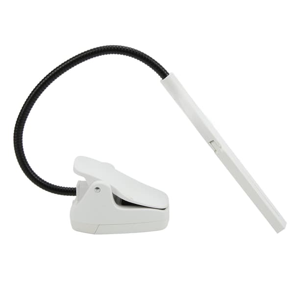 Notestativlys LED Oppladbart Bøybart Profesjonelt Design Hvit Lampe for Konserter Hjemme