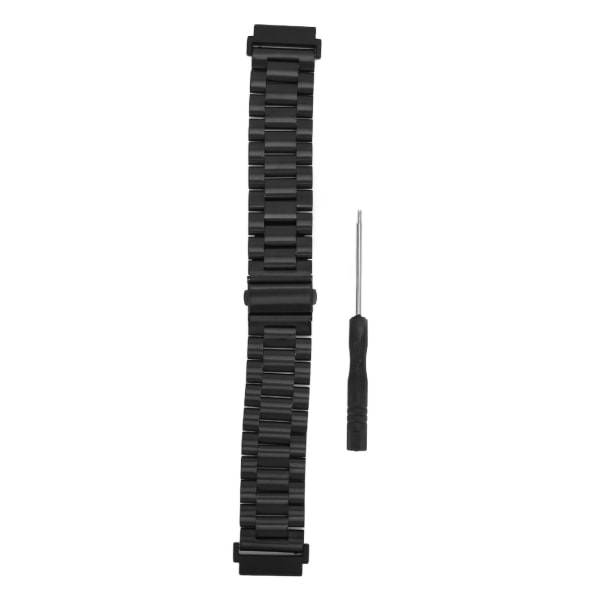 Watch för Garmin Forerunner 965/955 Rostfritt stål, justerbart utbytesarmbandsurband 22 mm svart