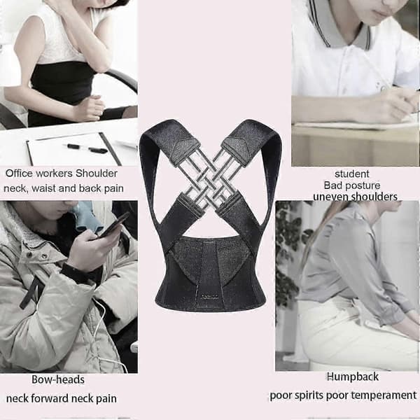 Adjustable Posture Corrector Back Brace XXL