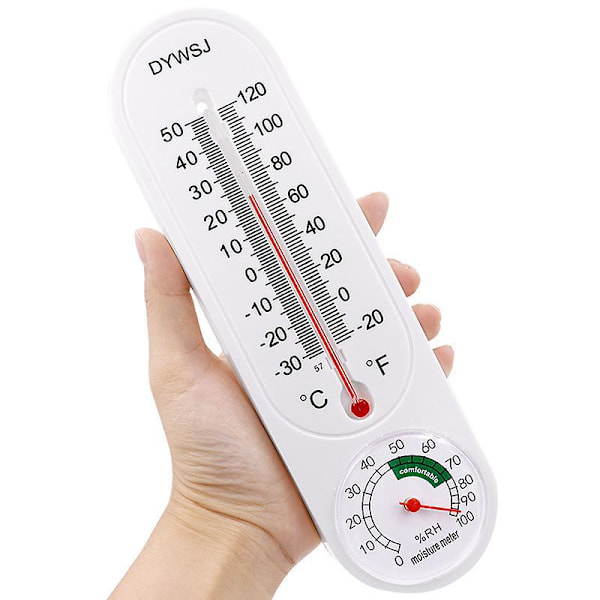 Utomhustermometer Trädgårdstermometer Växthustermometer Hygrometer Trädgårdsväxt Digital Temperaturmätare Hygrometer Utomhus Vägg Häng Inomhus