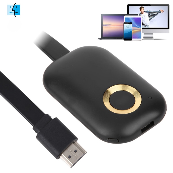 Display TV Dongle HD Multimedia Interface til IOS MultiScreen Interactive Receiver 4K Wireless Miracast(5G(DualCore 4K))