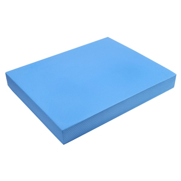 TPE Balance Trænings Skum Pad Flad Støtte Blød Pude Høj Rebound Øvelse Fitness Yoga Måtte Azurblå