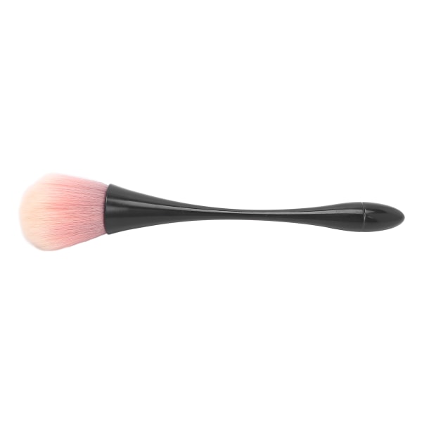 Løs Power Brush Blødt hår Bærbar hjemmeblush makeup børste Nail Art Dust Remover Kosmetisk værktøj Sort