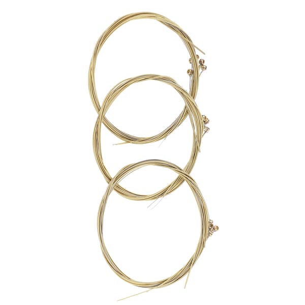 3Set Universal Steel Acoustic Folk Guitar Strings Replacement Musical Instrument Accessories3Set Brass Strings