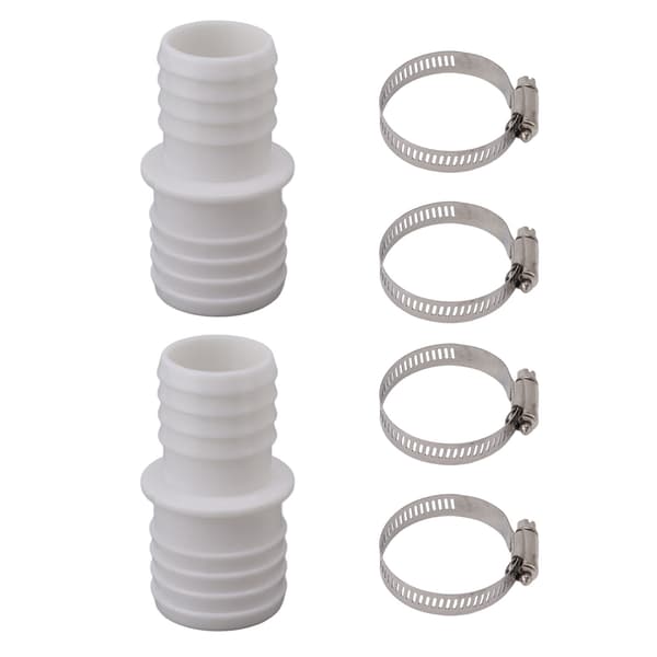 32mm Slangkoppling Poolslangadapter med Slangklämma Slangadapter Ersättning för Pangea Tech