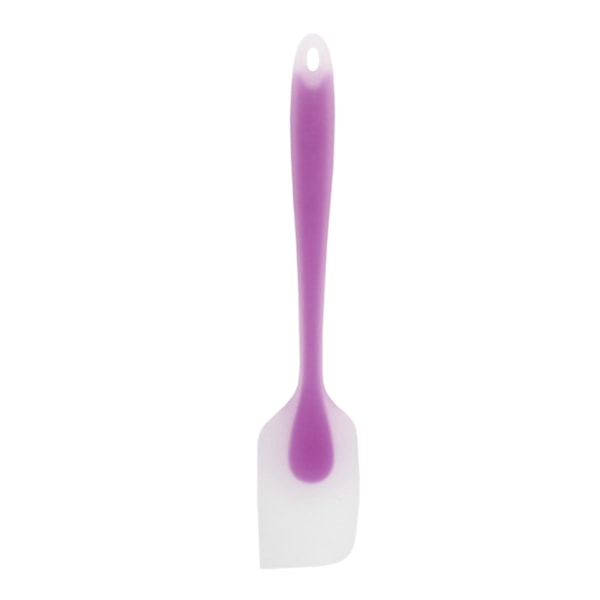 Silicone Spatula Translucent Integrated Full Wrapped Portable Heat Resistant Kitchen DIY Baking Cooking Tool Purple