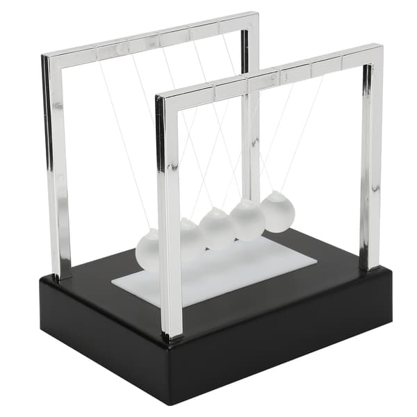Newtons Cradle Lysende Svingende Kuler Avlastet Trykk Skrivebordsdekorasjoner for Barn Voksne