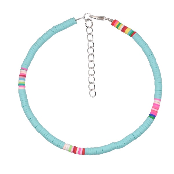 Sæt med 5 (Billedfarver) Beaded Ankels Boho Ankels, Farverige Layered Beads, Summer Beach smykker, Piger til kvinder