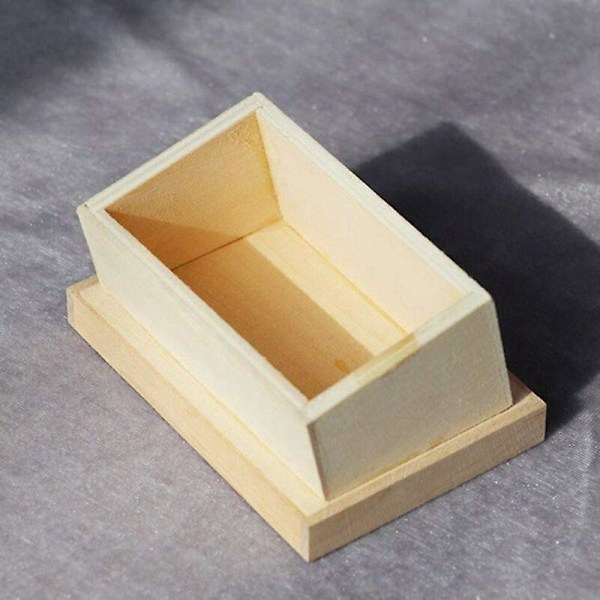 1/12 Miniature Træhus Frugt Grøntsagsreol Stand Action Figur Mikro Landskabsdekoration Boligindretning Gave