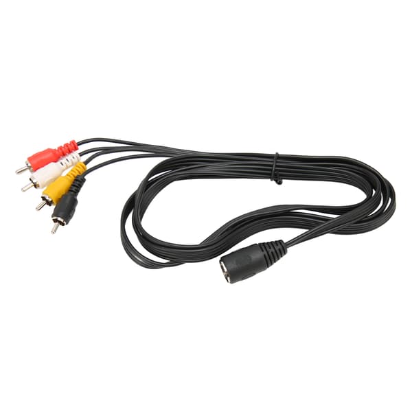 5-bens DIN til 4 RCA-kabel hun til han Plug and Play lydadapterkabel til CD-forstærkerhøjttaler 1,5 m