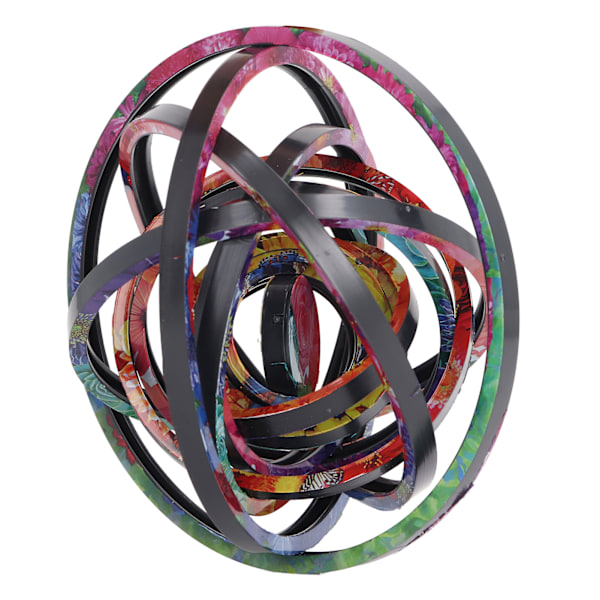 Roterende Flip Puslespil Legetøj 3D Rotation Flip Puslespil Stress Relief Dekompression Uddannelsesmæssigt Legetøj til Børn Voksne Farverige Blomster
