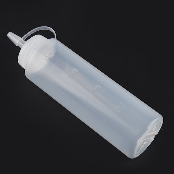 240 ml 10 stk. / sæt plastikkrydderidispenser til sauce, olie, fløde, eddike (hvid)