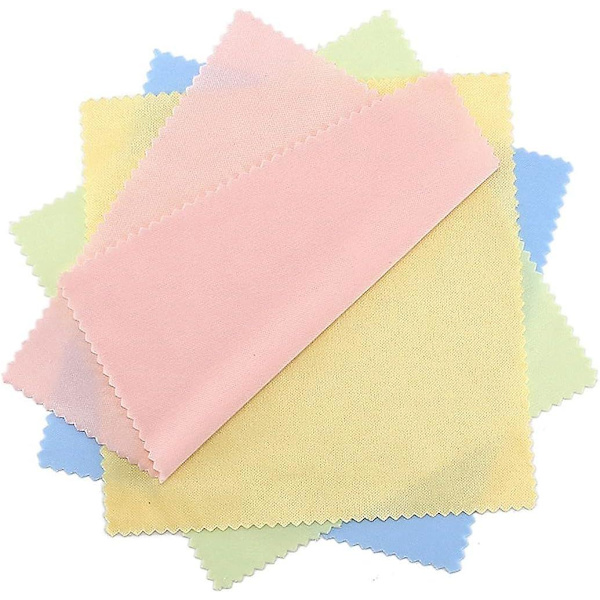 20-pack mikrofiber rengøringsklude til kameralinser, briller, tablets, telefoner, iPhones, Android-telefoner, bærbare computere og skærme