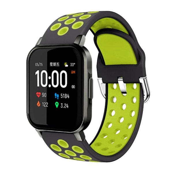Åndbar silikoneurrem kompatibel med LS02 smartwatch armbåndsurrem udskiftningsarmbånd
