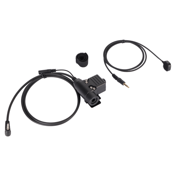 Walkie Talkie Headset-kontakt U94 Handhållen mikrofonadapter PTT 2-vägs radioheadsetadapter för Vertex VX-3R