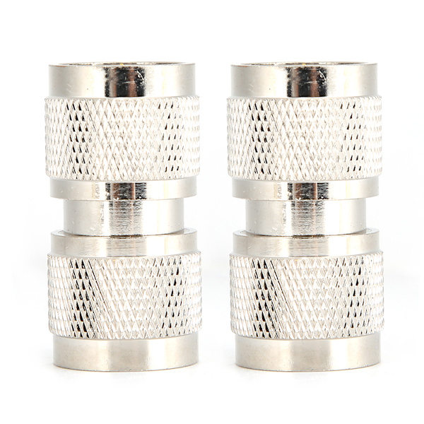 2st 50 ohm Mässing N Typ Hane till Hane Adapter Rak kontakt