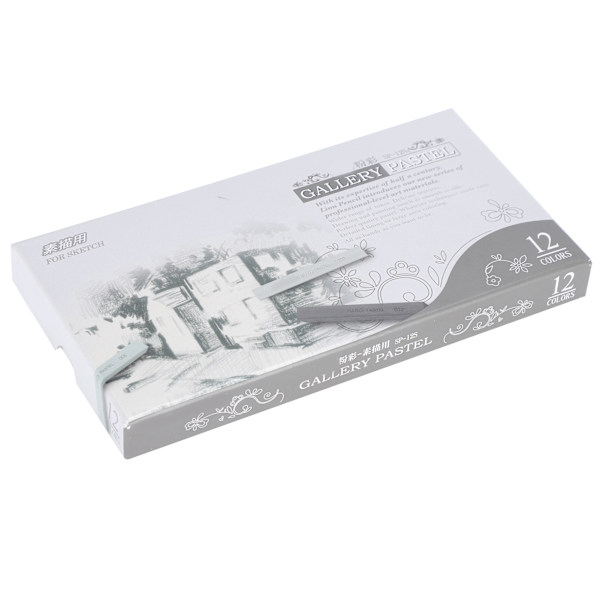 12-pack färgkritor set mjuka skiss dedikerade blandade färger målning pastellsticka