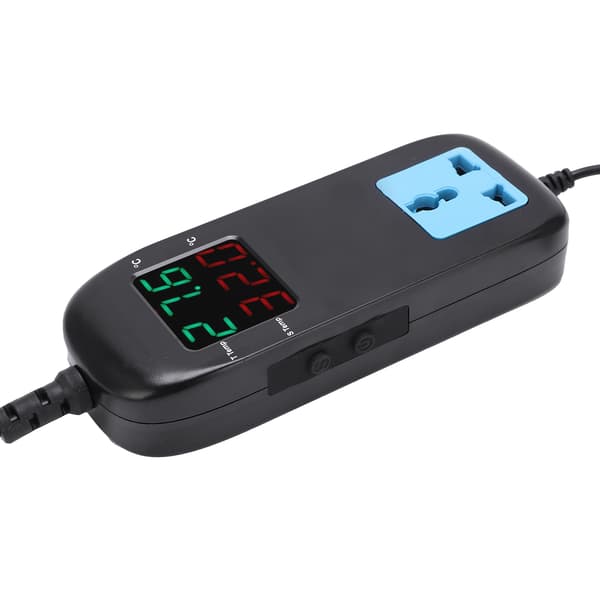 Digitalt displaytermostat Intelligent elektronisk temperaturkontroller Regulator AC 90V~250V EU-plugg