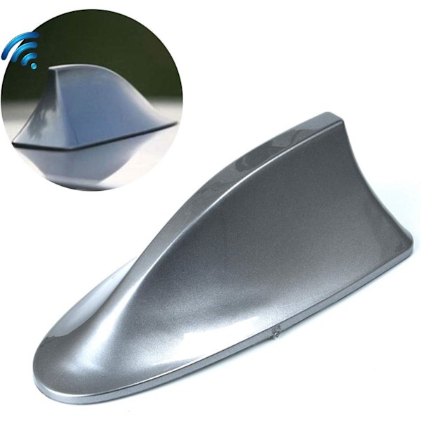 1 Piece Universal Shark Fin Antenna - Enhance FM/AM Radio Signal, Self-adhesive and Waterproof