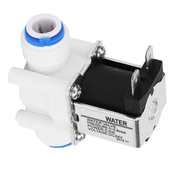 24VDC N/C Elektrisk plastmagnetventil med hurtigkobling for vannrenser