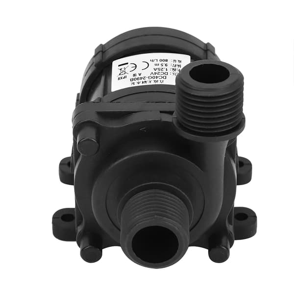 DC 24V 750L/H Borstlös Mini Vattenpump, Ultratyst