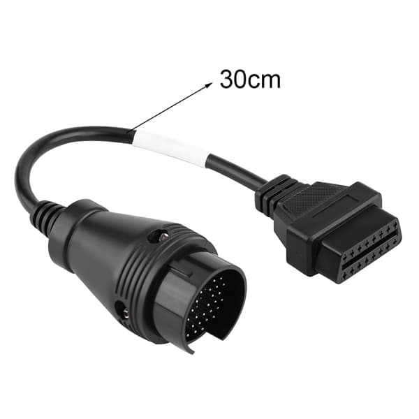 38-pin til 16-pin OBD2 adapterkabel til Iveco lastbil