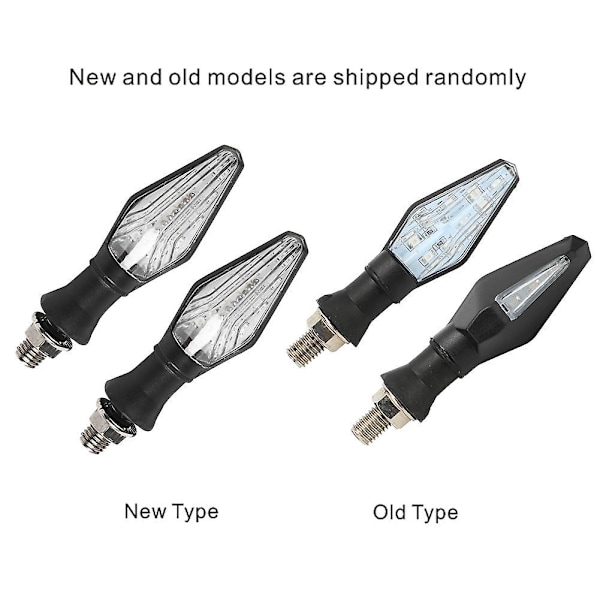 2 STK 12 LED Tokomponent Blinklys for Motorsykler Scootere ATV Tilbehør (MK-024)