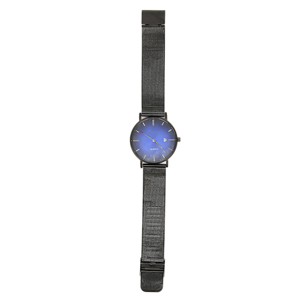 Män Blue Dial Quartz Watch Bärbar Fashionabla Elegant reptålig vattentät watch för affärsresa