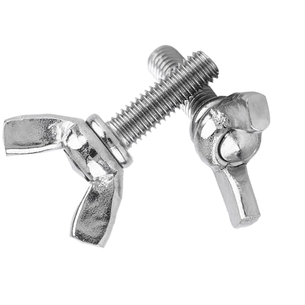 5 stk. pose 304 rustfritt stål vingemutterbolter vingebolt maskintilbehør (M5 * 16mm)